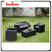 conjunto de sofá de jardim ao ar livre tecido conjunto de sofá mobiliário de jardim ao ar livre